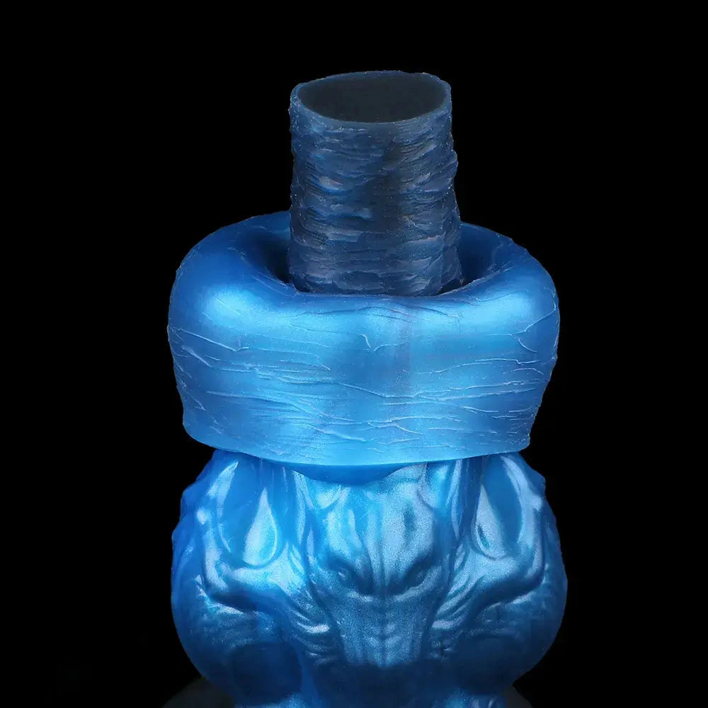 8.22in Dual Density Silicone Monster Knot Dildo Ultra Soft Penis Love Toy