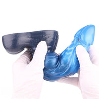 8.22in Dual Density Silicone Monster Knot Dildo Ultra Soft Penis Love Toy