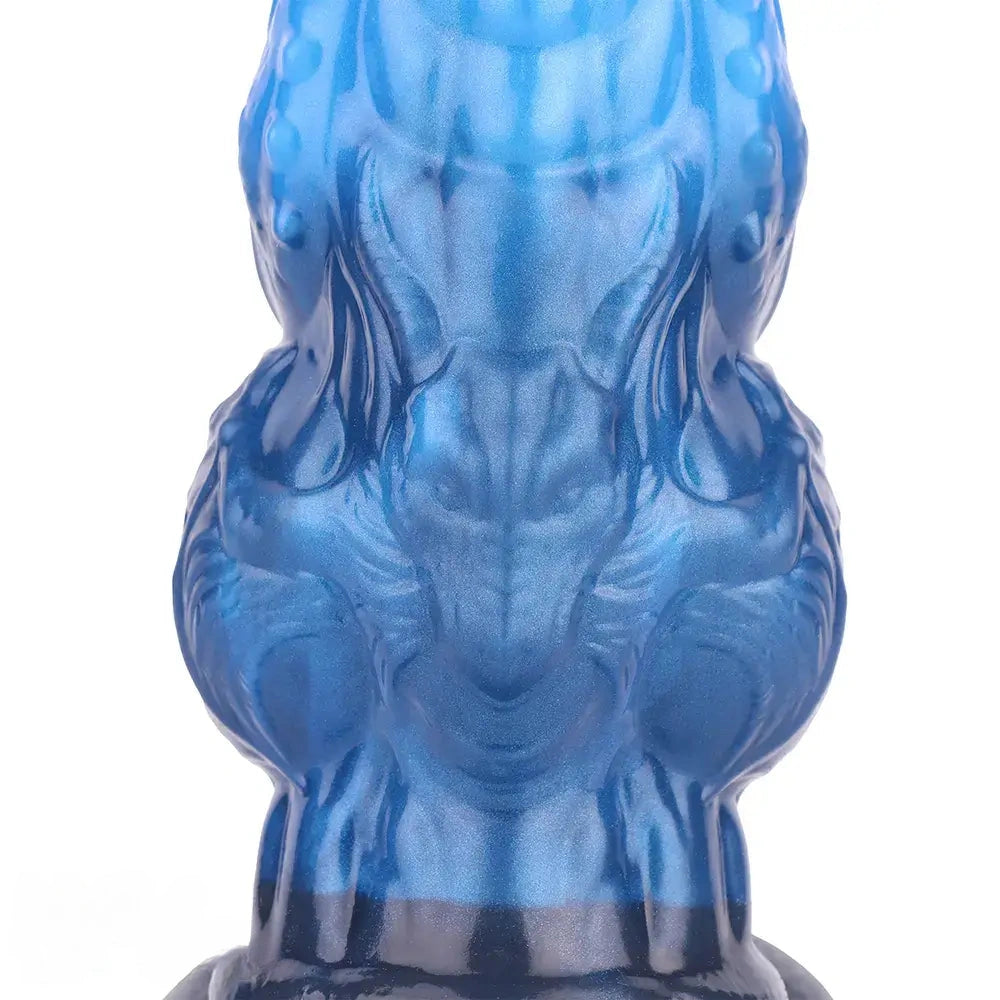 8.22in Dual Density Silicone Monster Knot Dildo Ultra Soft Penis Love Toy
