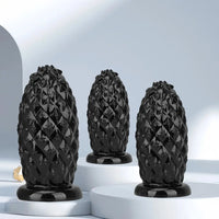 8.26in 10.03in 11.81in Black Big Pineapple Penis PVC Thick Anal Plug Dildo