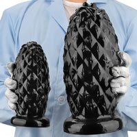 8.26in 10.03in 11.81in Black Big Pineapple Penis PVC Thick Anal Plug Dildo