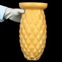 8.26in 10.03in 11.81in Gold Silicone Pineapple Giant Penis Anal Plug Dildo