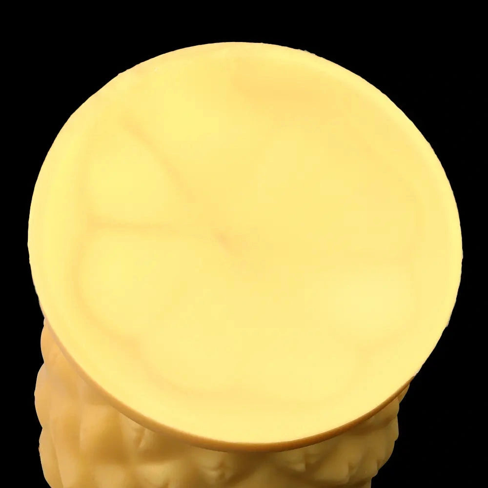8.26in 10.03in 11.81in Gold Silicone Pineapple Giant Penis Anal Plug Dildo