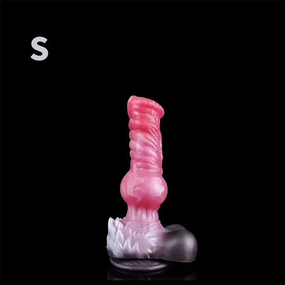 8.26in 10.23in 13.18in Horse Cock Knot Silicone Soft Animal Anal Dildo