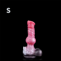8.26in 10.23in 13.18in Horse Cock Knot Silicone Soft Animal Anal Dildo