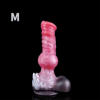 8.26in 10.23in 13.18in Horse Cock Knot Silicone Soft Animal Anal Dildo