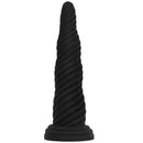 8.26in 10.43in 12in Silicone Thread Black Big Soft Dildo For Couples