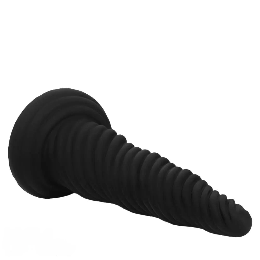 8.26in 10.43in 12in Silicone Thread Black Big Soft Dildo For Couples
