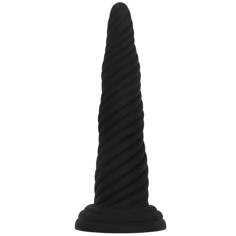 8.26in 10.43in 12in Silicone Thread Black Big Soft Dildo For Couples