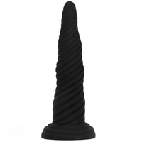 8.26in 10.43in 12in Silicone Thread Black Big Soft Dildo For Couples