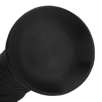 8.26in 10.43in 12in Silicone Thread Black Big Soft Dildo For Couples