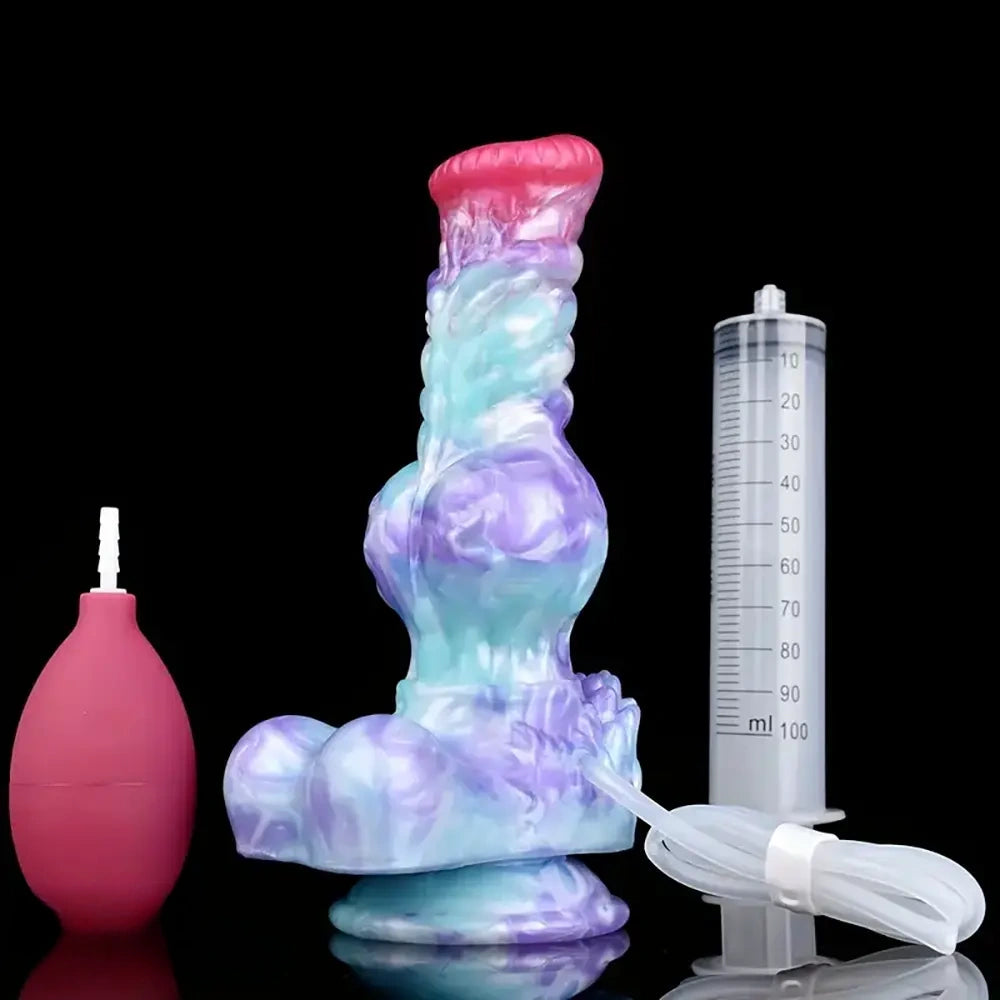 8.26in 10.43in Dog Knot Big Animal Massage Soft Dildo For Men Women