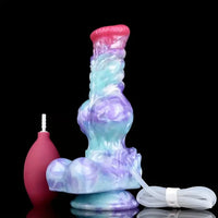 8.26in 10.43in Dog Knot Big Animal Massage Soft Dildo For Men Women