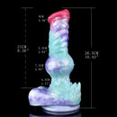 8.26in 10.43in Dog Knot Big Animal Massage Soft Dildo For Men Women