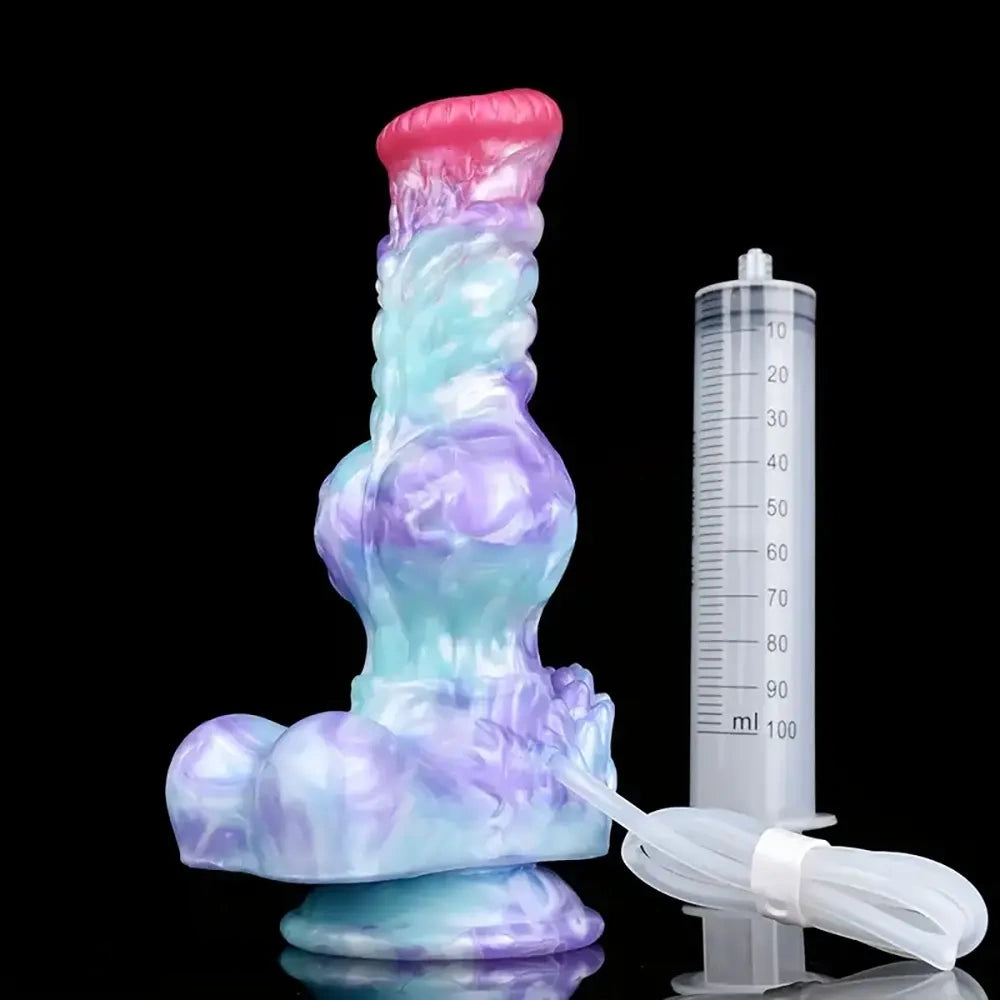8.26in 10.43in Dog Knot Big Animal Massage Soft Dildo For Men Women