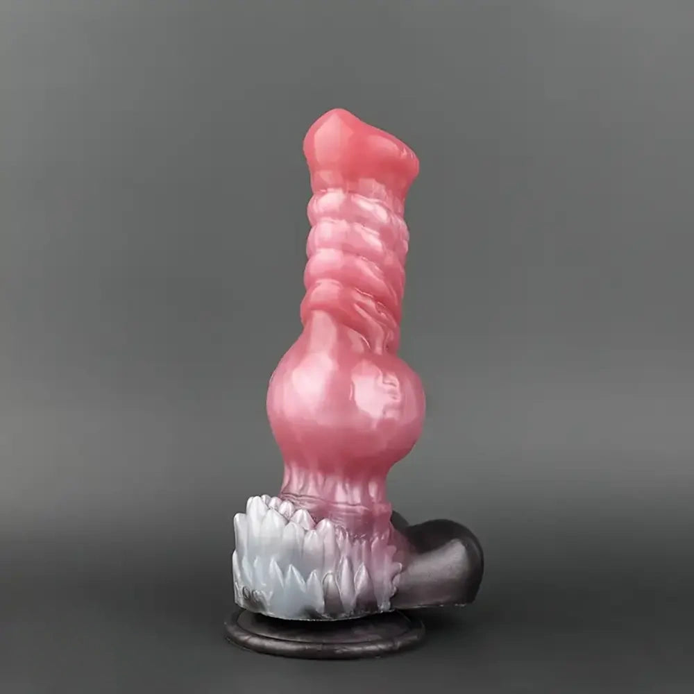 8.26in 10.43in Dog Knot Big Silicone Soft Cock Dildo For Women Love