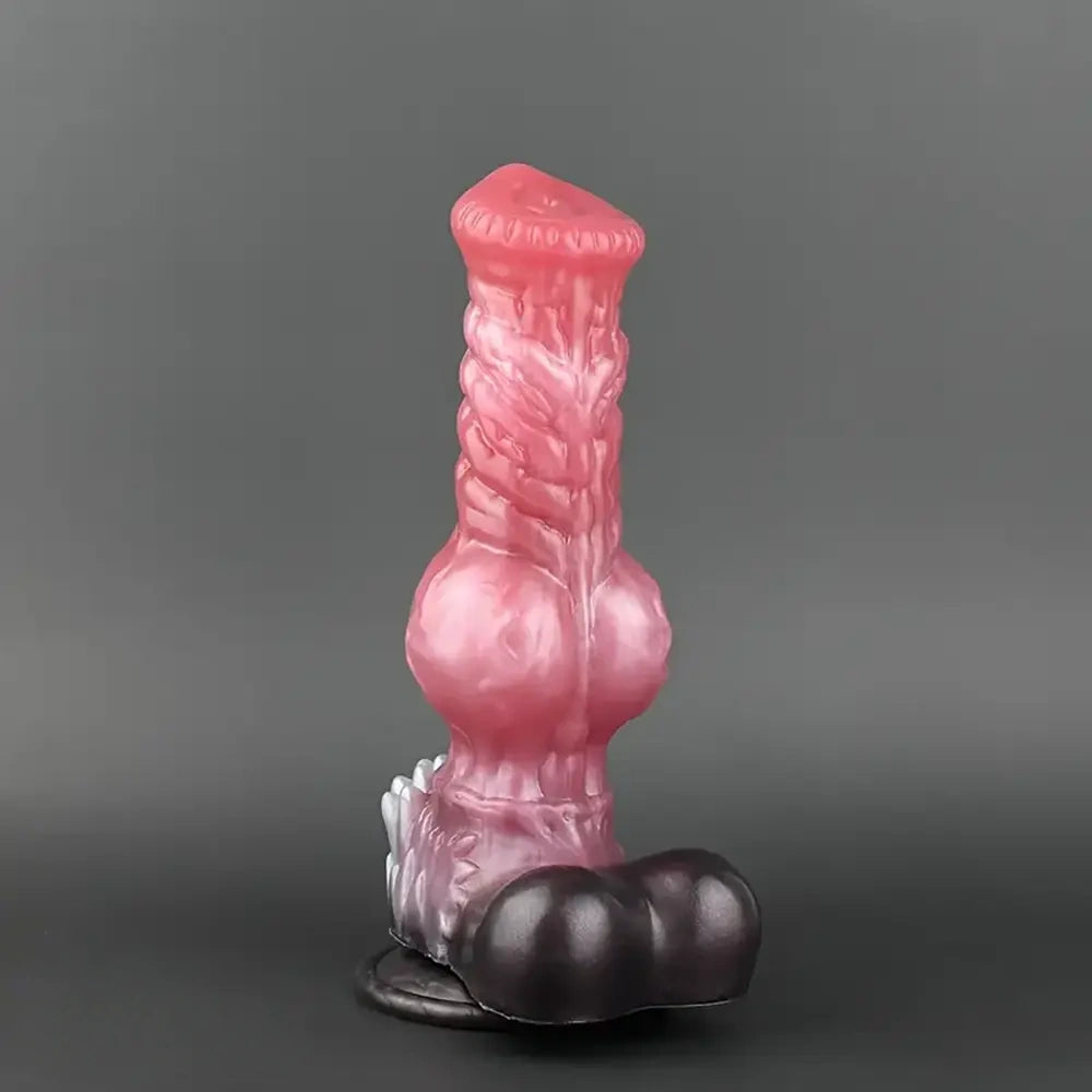 8.26in 10.43in Dog Knot Big Silicone Soft Cock Dildo For Women Love