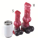 8.26in 10.43in Dog Knot Big Silicone Soft Cock Dildo For Women Love