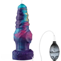 8.26in 10.62in 12.99in Monster Knotted Silicone Big Odd Cumming Dildo