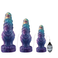 8.26in 10.62in 12.99in Monster Knotted Silicone Big Odd Cumming Dildo