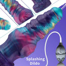 8.26in 10.62in 12.99in Monster Knotted Silicone Big Odd Cumming Dildo