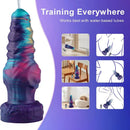 8.26in 10.62in 12.99in Monster Knotted Silicone Big Odd Cumming Dildo