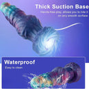 8.26in 10.62in 12.99in Monster Knotted Silicone Big Odd Cumming Dildo