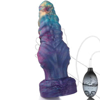 8.26in 10.62in 12.99in Monster Knotted Silicone Big Odd Cumming Dildo