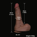 8.26in 11.41in 12.2in Real Skin Feeling Silicone Soft Female Dildo Love Sex