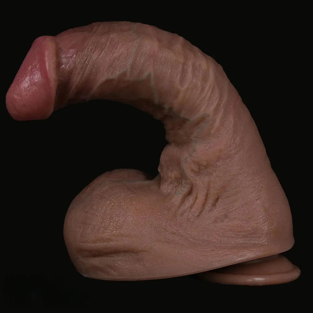 8.26in 11.41in 12.2in Real Skin Feeling Silicone Soft Female Dildo Love Sex