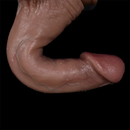 8.26in 11in Realistic Large Double-Layer Veins Plump Silicone Dildo