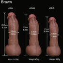 8.26in 8.66in 9.25in Real Silicone Soft Big Dildo For Women Masturbator