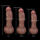 8.26in 8.66in 9.25in Real Silicone Soft Big Dildo For Women Masturbator