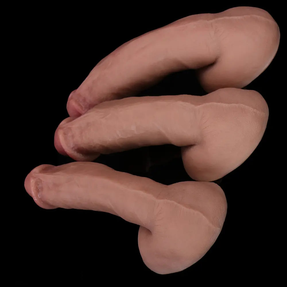 8.26in 8.66in 9.25in Real Silicone Soft Big Dildo For Women Masturbator