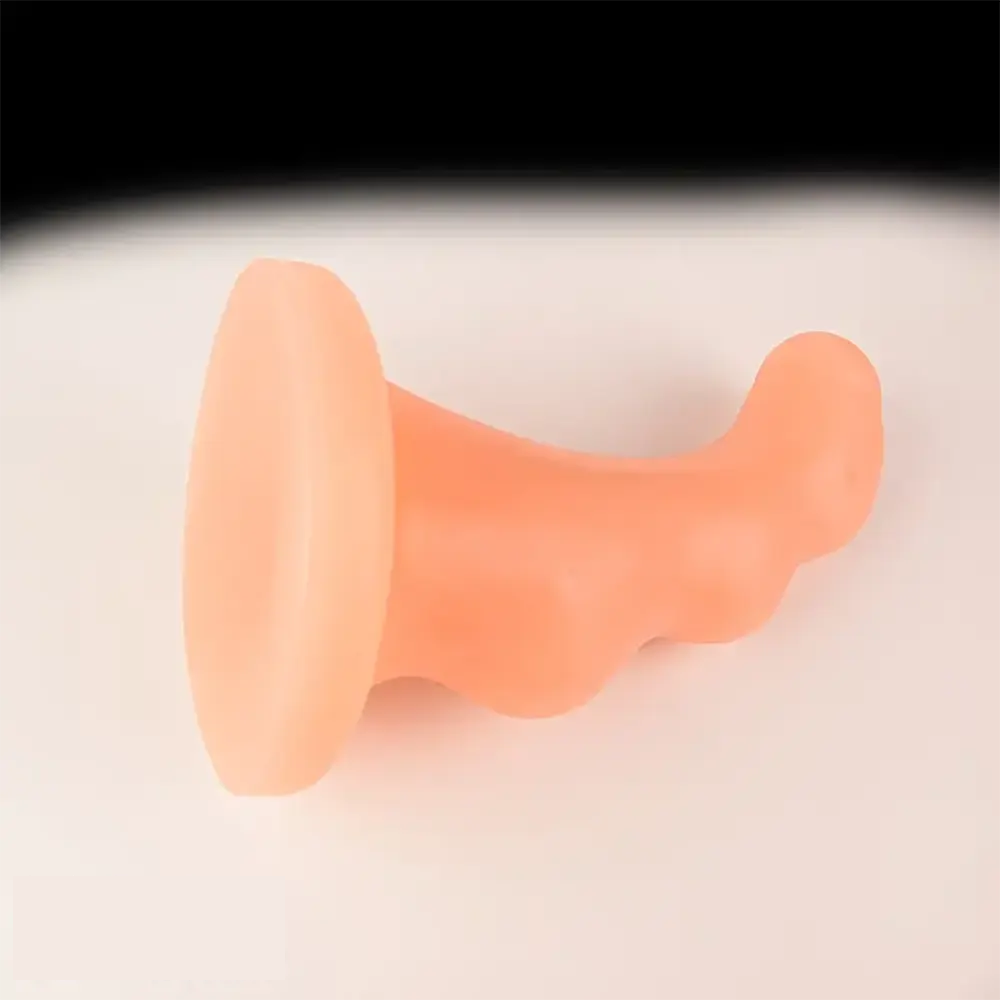 8.26in 8.66in PVC Suction Cup Big Curved G Spot Anal Plug Dildo