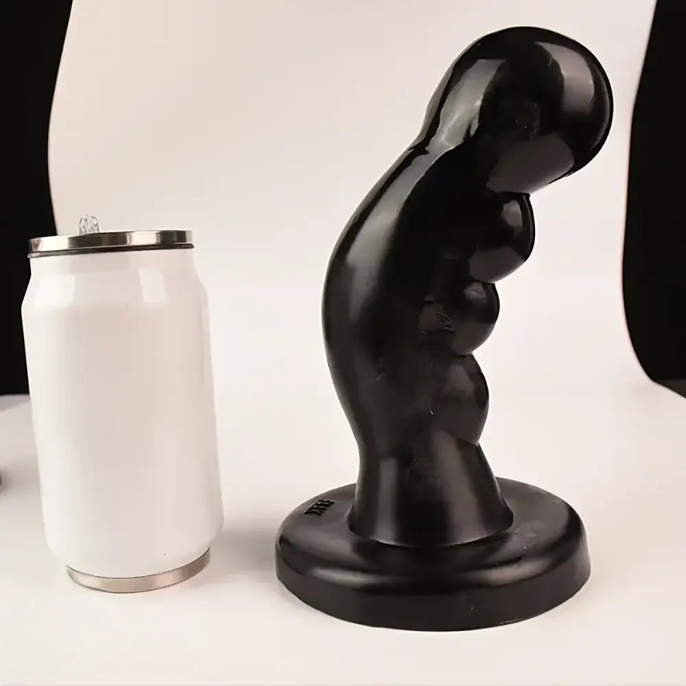 8.26in 8.66in PVC Suction Cup Big Curved G Spot Anal Plug Dildo
