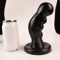8.26in 8.66in PVC Suction Cup Big Curved G Spot Anal Plug Dildo