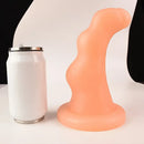 8.26in 8.66in PVC Suction Cup Big Curved G Spot Anal Plug Dildo