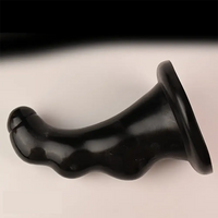 8.26in 8.66in PVC Suction Cup Big Curved G Spot Anal Plug Dildo