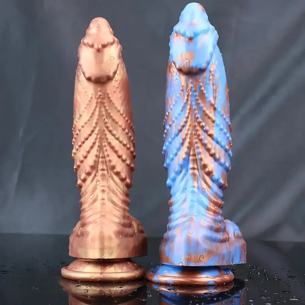 8.26in 9.25in 10.03in Huge Thick Dildo Monster Fish Silicone Anal Plug