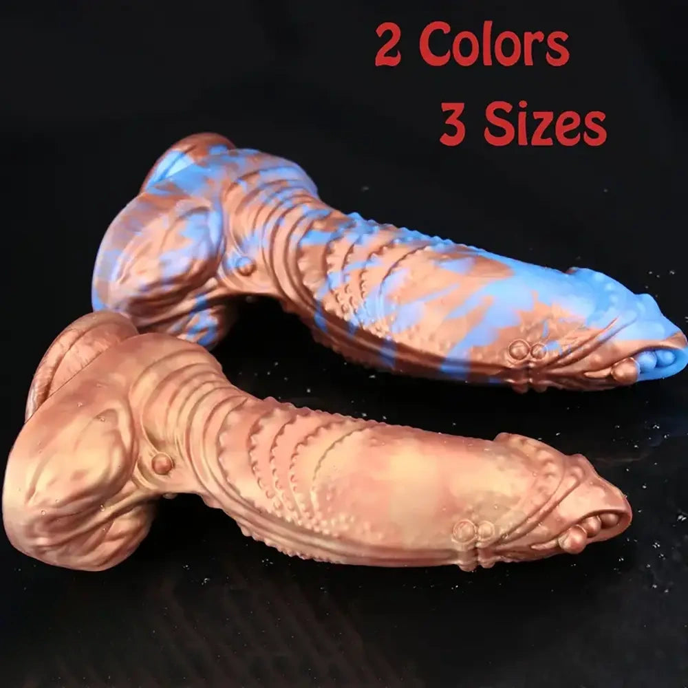 8.26in 9.25in 10.03in Huge Thick Dildo Monster Fish Silicone Anal Plug