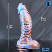 8.26in 9.25in 10.03in Huge Thick Dildo Monster Fish Silicone Anal Plug