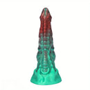 8.26in 9.25in 11.41in Alien-Shaped Silicone Adult Toy Fantasy Monster Dildo