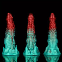 8.26in 9.25in 11.41in Alien-Shaped Silicone Adult Toy Fantasy Monster Dildo