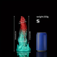 8.26in 9.25in 11.41in Alien-Shaped Silicone Adult Toy Fantasy Monster Dildo