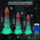 8.26in 9.25in 11.41in Alien-Shaped Silicone Adult Toy Fantasy Monster Dildo