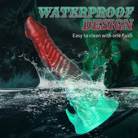 8.26in 9.25in 11.41in Alien-Shaped Silicone Adult Toy Fantasy Monster Dildo