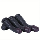 8.26in 9.45in 11.02in Big Ebony Realistic Silicone Soft Dildo Sex Toy