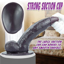 8.26in 9.84in 11in Realistic Feeling Silicone Big Soft And Bendable Cock Dildo