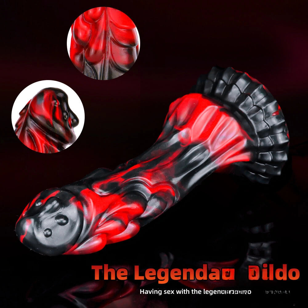 8.26in Animal Dragon Dildo Sex Toy For Women Men G Spot Orgasm